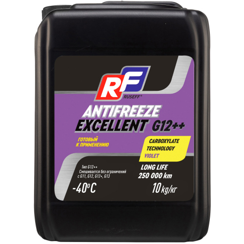 Антифриз ANTIFREEZE EXCELLENT G12++ - 10 кг Антифриз ANTIFREEZE EXCELLENT G12++ - 10 кг