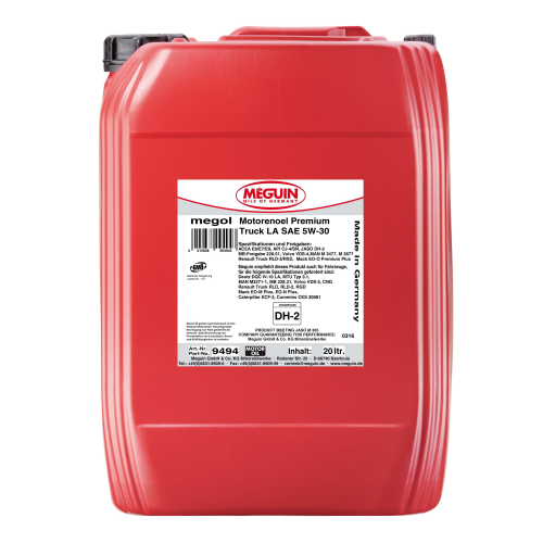 Полусинтетическое моторное масло Megol Motorenoel Premuim Truck LA 5W-30 - 20 л Полусинтетическое моторное масло Megol Motorenoel Premuim Truck LA 5W-30 - 20 л